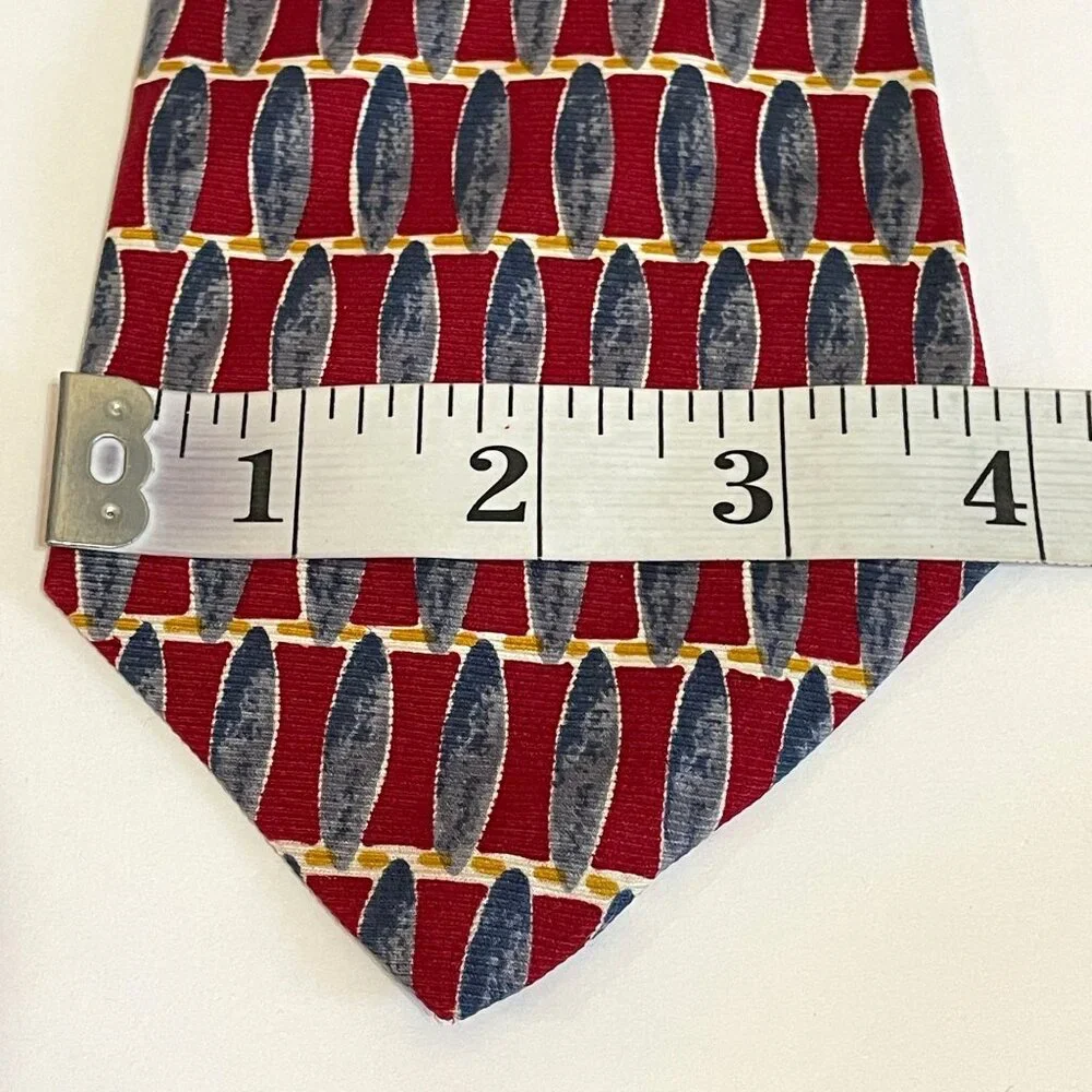 Robert Talbott 3 PC Lot Necktie Mens Gold Burgundy Navy Silk USA Career Business